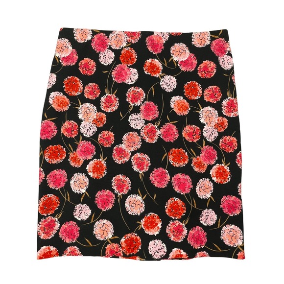 Talbots Dresses & Skirts - Talbots Womens 16 16W Black Pink Floral Canvas‎ Pencil Skirt Wedding Guest Work